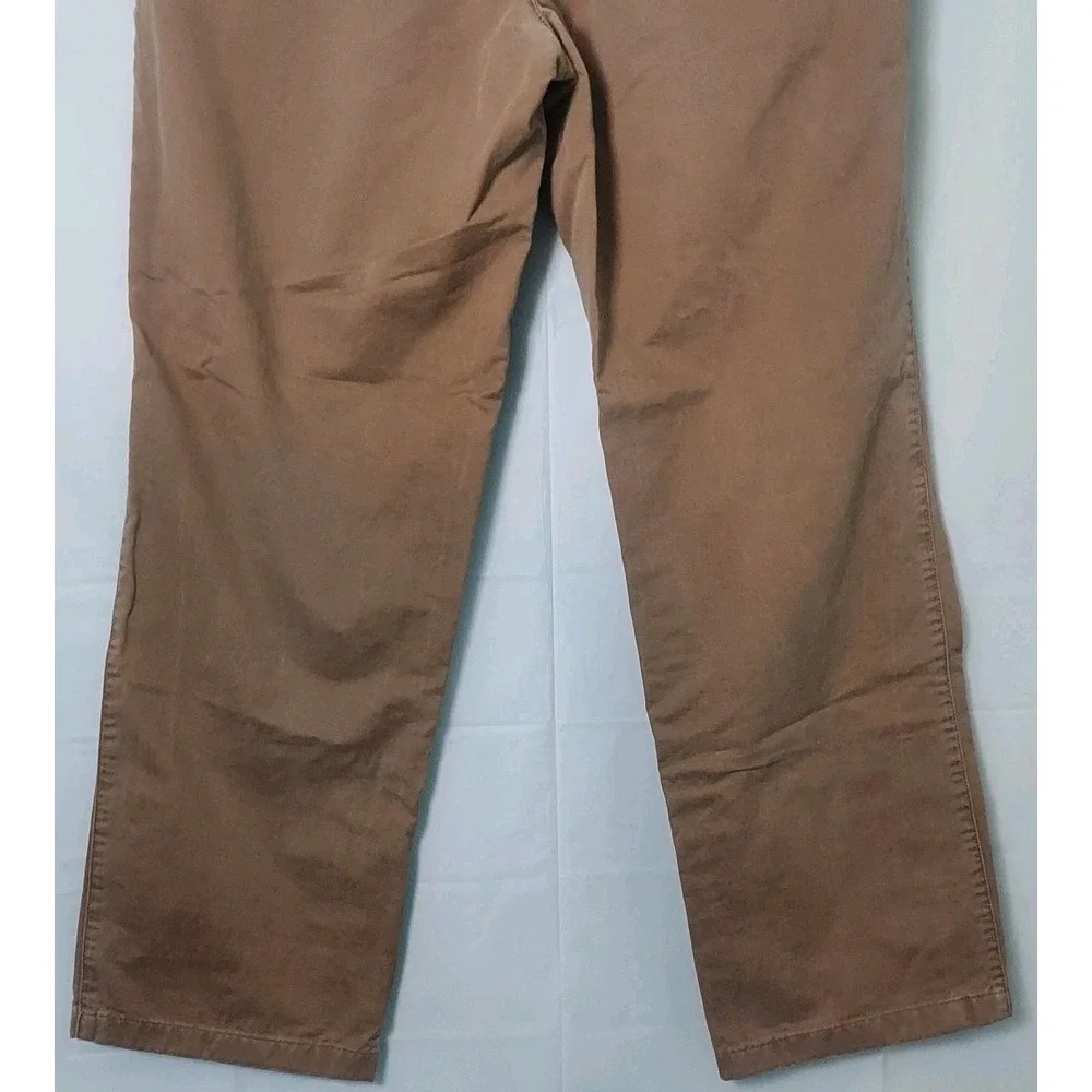 Jarwan Mens Pants Brown‎ 38 Chino Cotton Spandex Preppy Nautical
